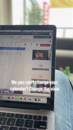 When you can’t change your calendar. Calls, meetings, calls and meetings. Change the view. #zandvoort #startup #42mtrx