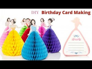 Cute Birthday Card Making With Paper / Best Craft For Birthday Card