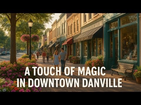 A touch of magic in Downtown Danville.