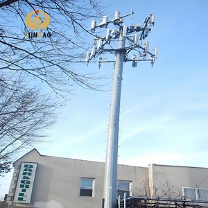 [Hot Item] 55 Meter Radio 5g Poles Monopole Tower Communication Towers Steel GSM Telecommunication Towers