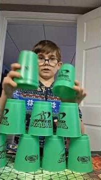 Teaching how to speed stack PT 2