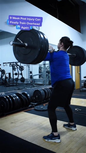 245 Power Clean & PWR Jerk #theprocess #olystrong #olylifting #rehab #thecomeback