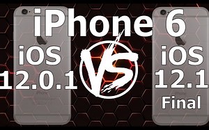 iPhone 6 iOS 12.1 正式版 vs iOS 12.0.1 速度对比测试