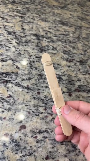 Blake on Instagram: "How to make a popsicle stick switchblade (craft)"