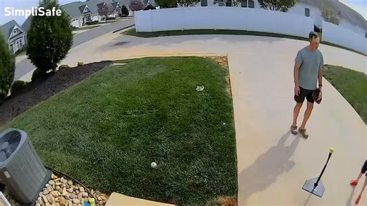 This video belongs in the nut shot Hall of Fame.My poor buddy living every dad’s worst nightmare.