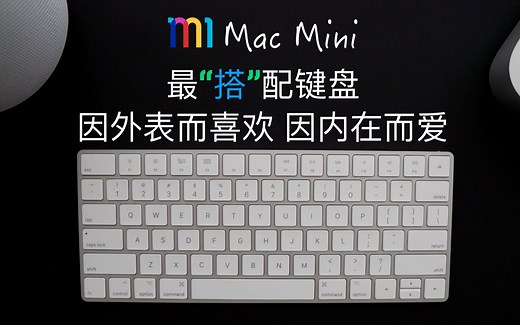 M1 Mac Mini 最“搭”键盘 - 因外表而喜欢，因内在而爱! Apple Magic Keyboard 苹果妙控键盘 （M1芯片Mac Mini 键盘）