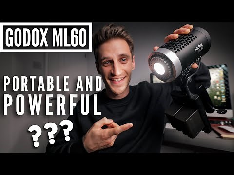 Godox ML60 Battery Powered Portable Video Light Review | Is it powerful enough??