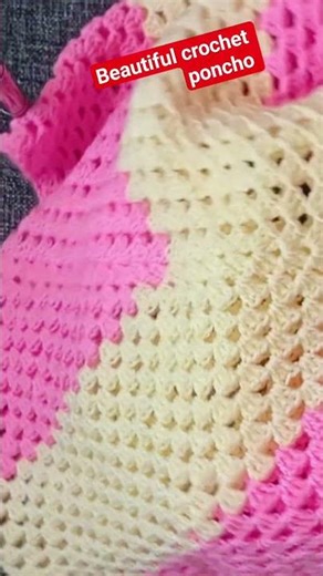 Learn howto make this beautiful crochet poncho #crochetponcho #crochet #crochetprojects