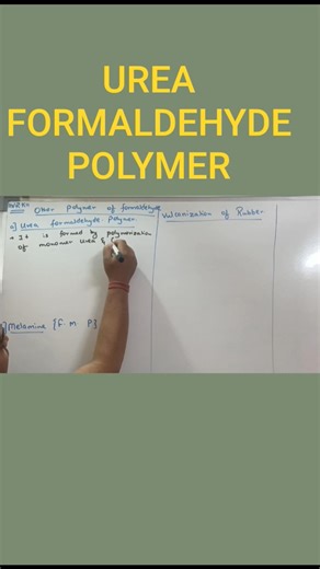UREA FORMALDEHYDE POLYMER #shortvideo #chemistrycrashcourse #ytshorts #neet #chemicalreaction #2025