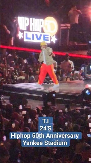 T.I - 24's Live @HipHop 50th Anniversary @Yankee Stadium #hiphop #concert #livemusic #hiphopmusic