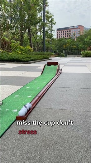 Instant setup, lay-flat premium turf, and customizable slopes for true course simulation. 🔥 #golfmat