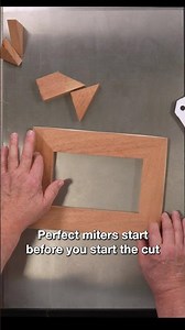 Perfect miters start before you start the cut.