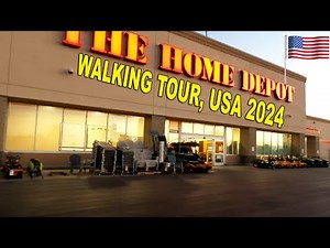 Walking Tour Home Depot Hardware Store, Walk Through. One of the Big Store In America, 2024.