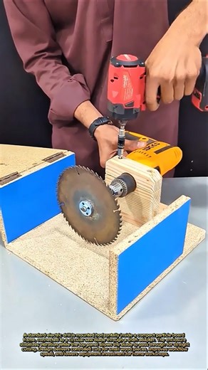 Turn a Drill into a Mini Table Saw | Smart DIY Workshop Build