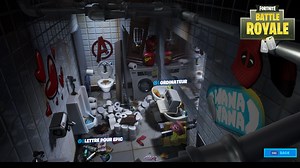 Fortnite, Chapitre 2, saison 2 : trouver la lettre cachée de Deadpool (défis hebdomadaires de Deadpool)
