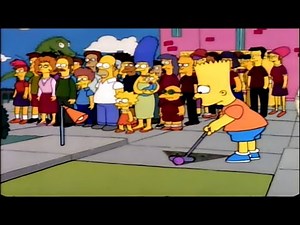 The Simpsons: Bart Joins Miniature Golf Tournament