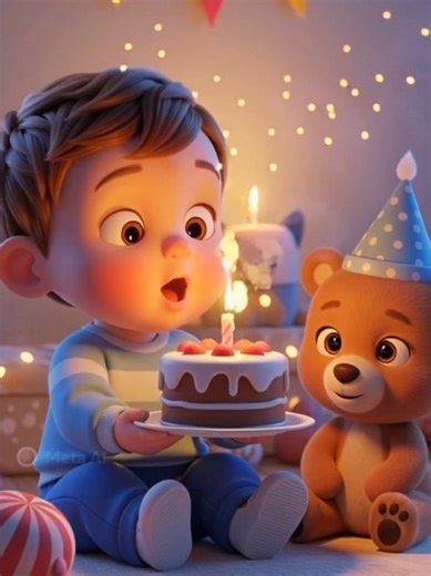 Happy Birthday Song 🎈🥳🎈 #nurseryrhymes #celebration #happybirthdaysong #fyp
