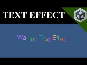 Custom Text Effects in Unity using TextMeshPro
