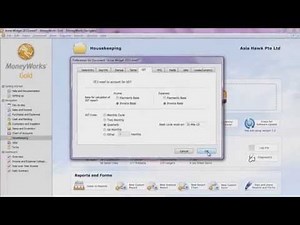Moneyworks - Setting Up GST Functions