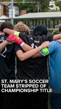 St. Mary's soccer team stripped of championship title