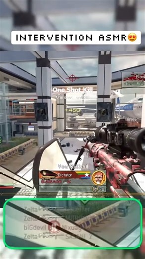 | Pros | Clips | Moments | Nostalgia on Instagram: "Intervention ASMR 😍 INTERVENTION MW2 🔥🎯 Not just a sniper rifle, a gem. The Intervention in Modern Warfare 2 (2009) isn’t iconic because of nostalgia alone. It redefined how sniping felt in Call of Duty and literally shaped an entire generation of players, montages, and competitive movement. Why the Intervention became legendary 👇 • The bolt-action rhythm forced skill, timing, and confidence • High damage made one-shot kills consistent, eve