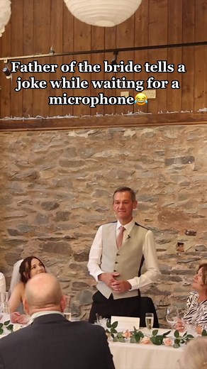 Funny Father of the Bride Speech Fills the Gap | Wedding TikTok