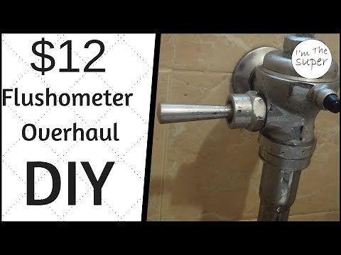 How To Repair Toilet Flushometer Leak