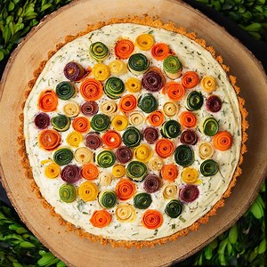Vegetable Rose Tart | Tasty