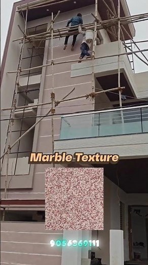 Marble Texture Wall Design 😍 So Stop❌ Using Boring Tiles & Paint On Your Elevation 😲 #marbletexture