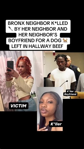 Shashamanie Thompson, 30 was beefing with her neighbor Beyonce Johnson, 24, and her boyfriend, Saleh Ceesay, 21, for leaving her dog in the hallway. It ended in a bl**d bath 🕊️ #bronxny #cardib #bardigangforeva #fyp #newyork