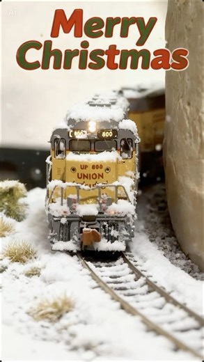 Merry Christmas from Gazoo R/C! #trains #railroad #railway #merrychristmas #modeltrains #nscale