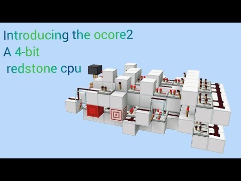 introducing the ocore2.1 the smallest redstone computer in minecraft