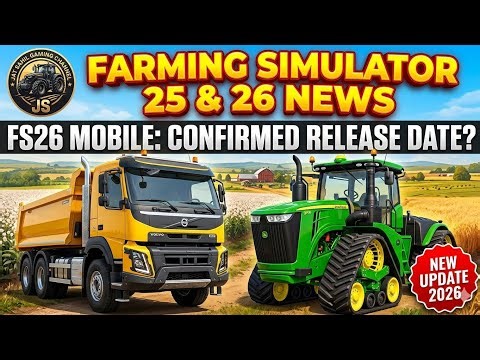 Jat Sahil Gaming Channel | FS26 Mobile New Update: FarmCon 26 & Volvo Revealed! 🚜🔥