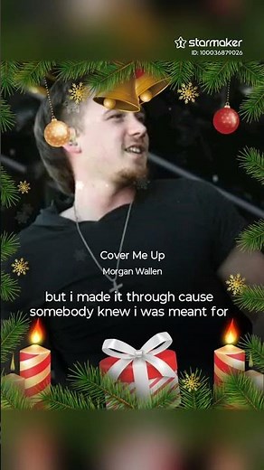 singing Morgan wallen cover me up karaoke version