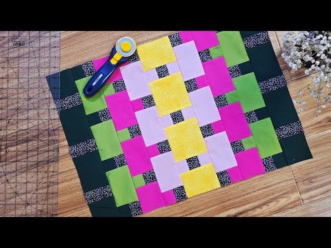 You won’t believe how incredibly EASY this stunning patchwork block is to sew