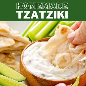 This authentic Greek Tzatziki Sauce is a delicious cucumber and yogurt sauce that tastes amazing on almost anything. It's so easy to make using just a few simple ingredients! RECIPE: https://thenovicechefblog.com/tzatziki-sauce/ | The Novice Chef
