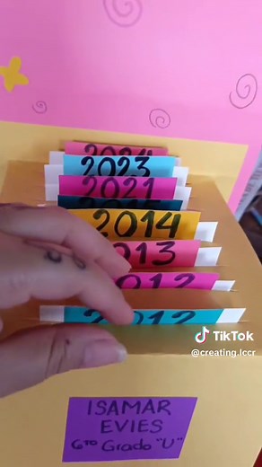 Línea de tiempo🗓️❤️ #hechoamano #manualidades #creative #fypシ #CapCut