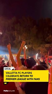 23K views · 331 reactions | Following their emphatic 3-0 victory over Marsa and the BOV Challenge League trophy presentation, the Valletta FC squad celebrated their title win in the capital alongside thousands of loyal fans who stood by them throughout their first-ever season in Malta’s second tier. The Lilywhites will now be hoping to kick on and accelerate their ascent back towards the top echelon of Maltese football. #MaltaDaily | Malta Daily | Facebook