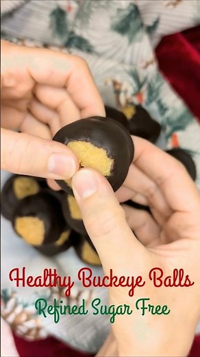 Peanut Butter Buckeye Balls Without the Sugar