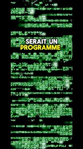 Somme-nous dans une simulation? L'univers est remarquable et les lois de la physique sont incroyablement bien réglées. l'ADN, les empreintes digitales, les neurones... tout ça est millimétré. Es-que cette personne que nous appelons DIEU serait un programme informatique? Nos sens ne nous donnent qu'une représentation limitée de la réalité, et notre cerveau interprète ces signaux sensoriels pour construire notre perception du monde. Par conséquent, il est possible que la réalité soit différente de