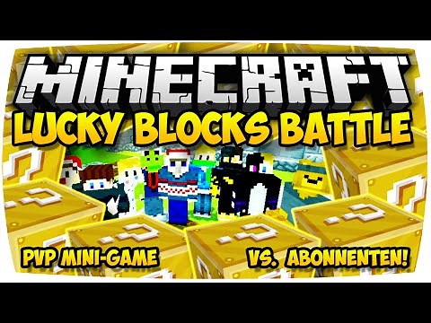 MINECRAFT: LUCKY BLOCKS ABONNENTEN BATTLE! • PVP MINI-GAME | Nunan » Lucky Block Mod [Deutsch/HD]