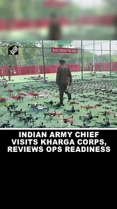 11K views · 303 reactions | Indian Army Chief General Dwivedi visits Kharga Corps, reviews operational & combat readiness #IndianArmy #GenUpendraDwivedi #KhargaCorps #CombatReadiness #DefenseUpdates #MilitaryPreparedness #NationBuilding #ArmyTechnology #OperationalExcellence | Asian News International (ANI) | Facebook