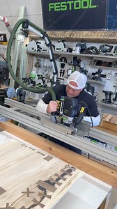 790K views · 3.5K reactions | After all the patches and bow ties and sanding I put the slab back on the flattener to take a little bit off to make sure it was completely flat. It’s great how the whole Festool system with the OF 2200, the dust collector and the boom work together to remove the material and keep the vac hose and power cord out of the way and prevent snags #festoolpartner #woodworking | The Dusty Lumber Co. | Facebook