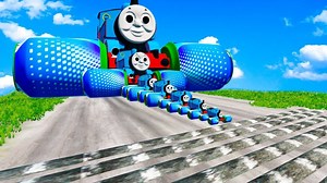1.9K views · 25 reactions | Thomas&Friend vs Thomas The Tank engine with Big&Small soda Wheels vs speed bumps in | BeamNG.Drive | Beamng Game | Facebook