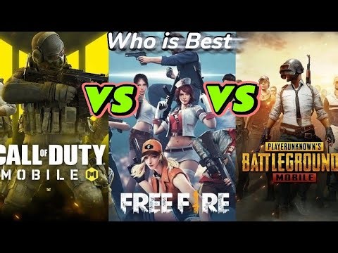 Free Fire VS COD:M VS PUBG Mobile Comparison. Who Is Best. SKS Plays.