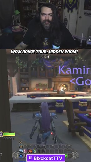 Mind-Blowing WoW House Tour: The Hidden Room! #BlxckcatTTV #WoWHousing #WorldOfWarcraft #CreativeBuilds #GamingDecor #HiddenRoom #StreamerReacts