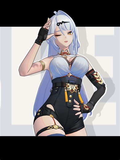 YiXuan Montagem Shirt Blue! 😳#yixuan #仪玄 #儀玄 #zenlesszonezero #zzzero #zzz #animation