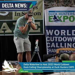 Delta Waterfowl to Host 2023 World Cutdown Duck Calling Championship at Duck Hunters EXPO https://deltawaterfowl.org/delta-waterfowl-to-host-2023-world-cutdown-duck-calling-championship/ Drake Waterfowl Systems Mack's Prairie Wings Mack's Prairie Wings - Waterfowl Outfitter #DuckHuntersExpo #DuckHunters #CutdownCalls #DuckCalling | Delta Waterfowl Foundation