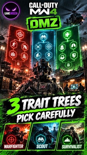 MW4 DMZ: Your Operator Has 3 Trait Trees (Pick Carefully) 🧠 #shorts