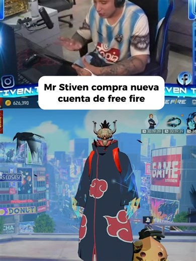 Mr Stiven compra nueva cuenta de FREE FIRE y le cambia el nombre #mrstiventc #freefire #garenafreefire #mrstiven